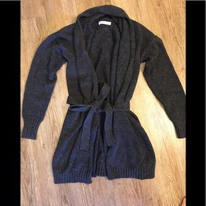 Charcoal Grey Long Sweater